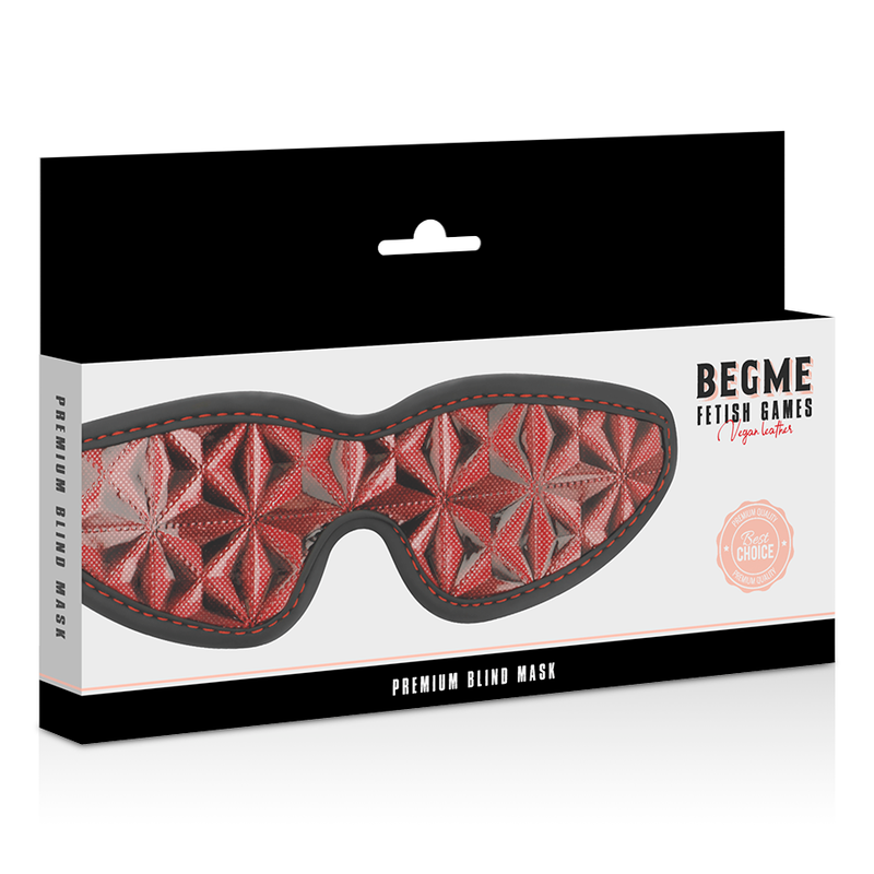 Masque Aveugle BEGME Rouge BDSM