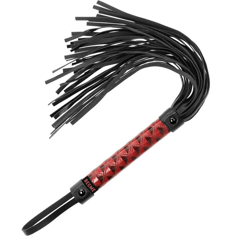 Flogger en cuir végan édition rouge BEGME