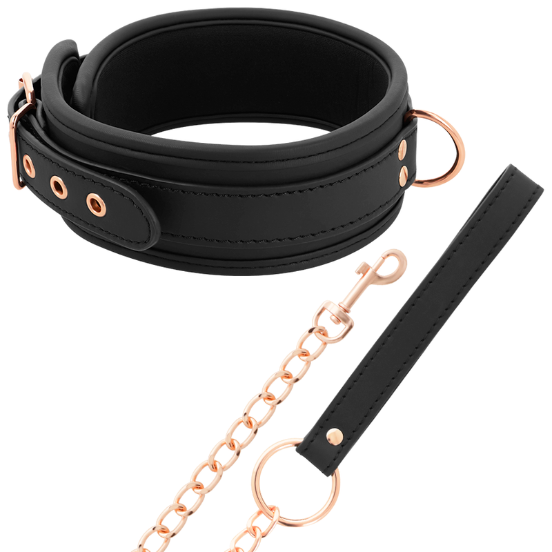 Collier fantaisie en cuir végétalien avec bracelet