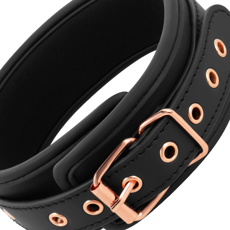 Collier fantaisie en cuir végétalien avec bracelet