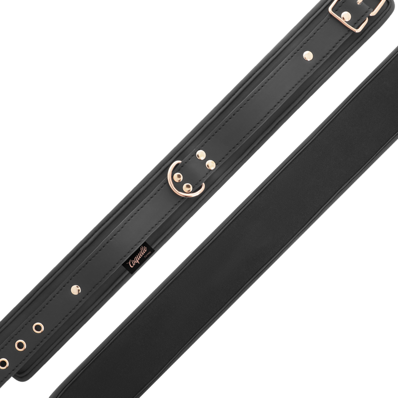 Collier fantaisie en cuir végétalien avec bracelet