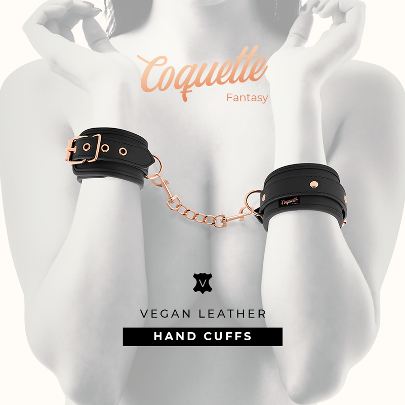 Menottes Fantasy en cuir végan