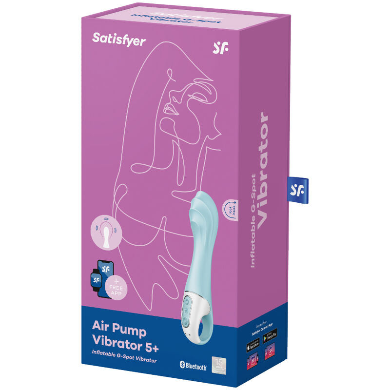 Vibromasseur Air Pump G-Spot Satisfyer Bleu