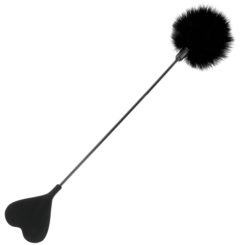 Fouet Plume d'Amour Noir 40 cm Darkness