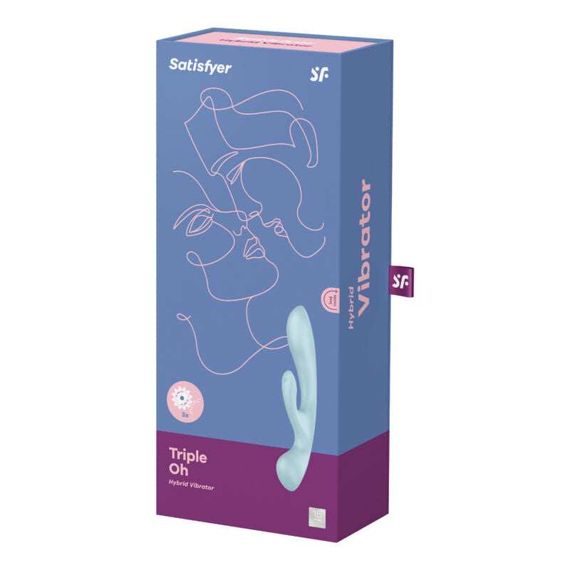 Vibromasseur Triple Oh Satisfyer - Plaisir Polyvalent