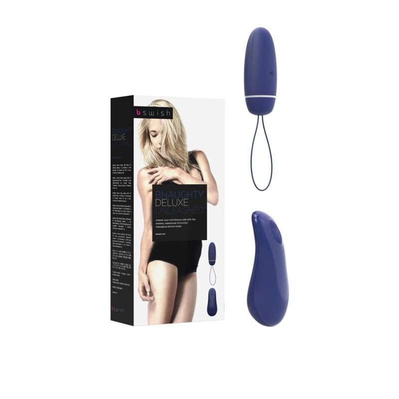 Balle Vibrante Bnaughty Deluxe Unleashed Bleu Nuit