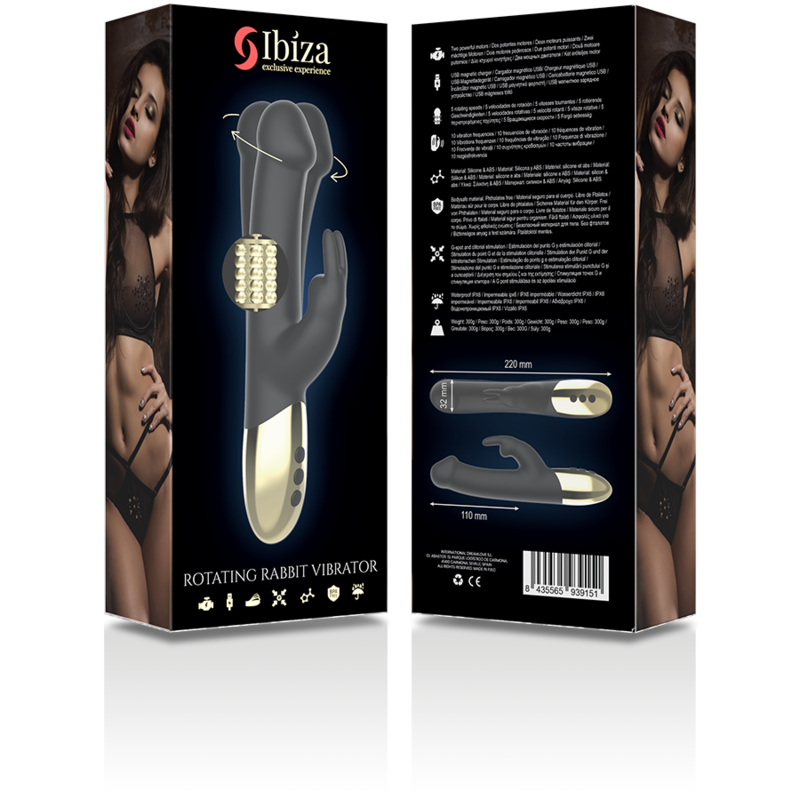 Vibromasseur Lapin Rotatif Ibiza