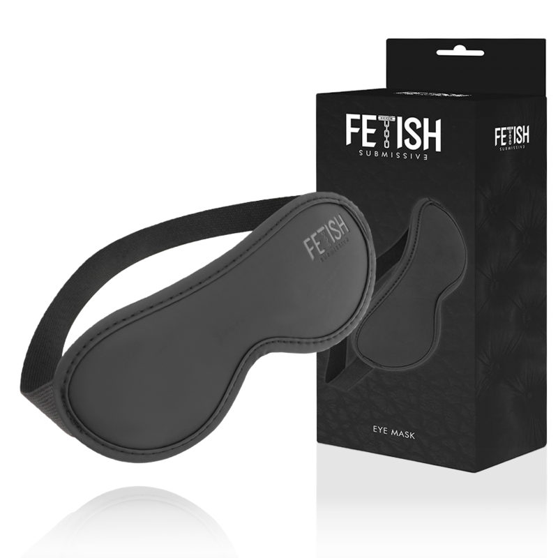 Masque BDSM en cuir végan Fetish Submissive