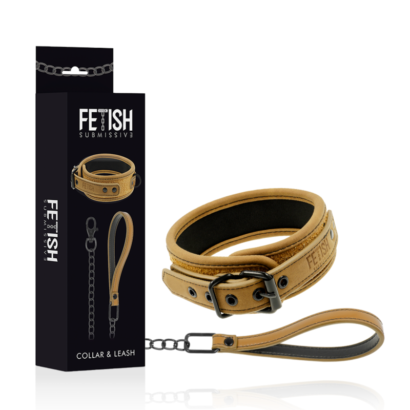 Collier avec Chaîne Fetish Submissive Origen