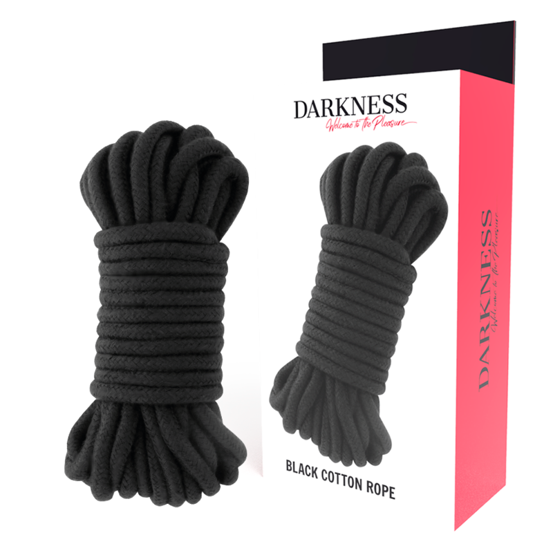 Corde Kinbaku 5 M Noire en Coton