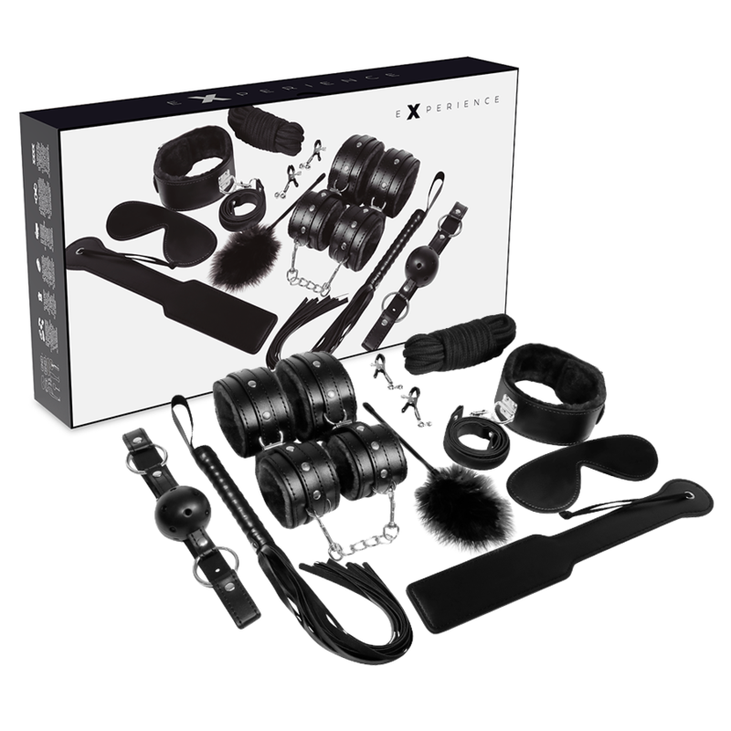 Kit BDSM Série Noire Experience - Plaisir Intensif