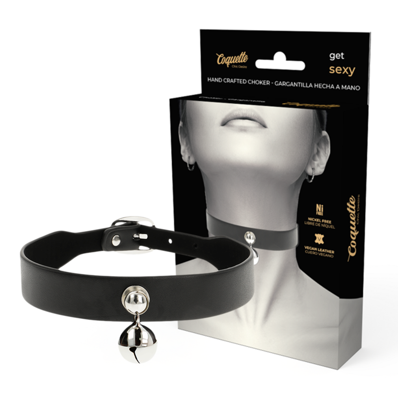 Collier en Cuir Vegan Coquette Chic Desire