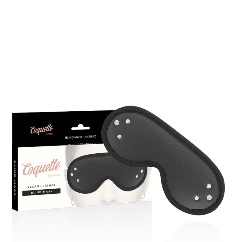Masque BDSM en Cuir Végan - Coquette Chic Desire Fantasy