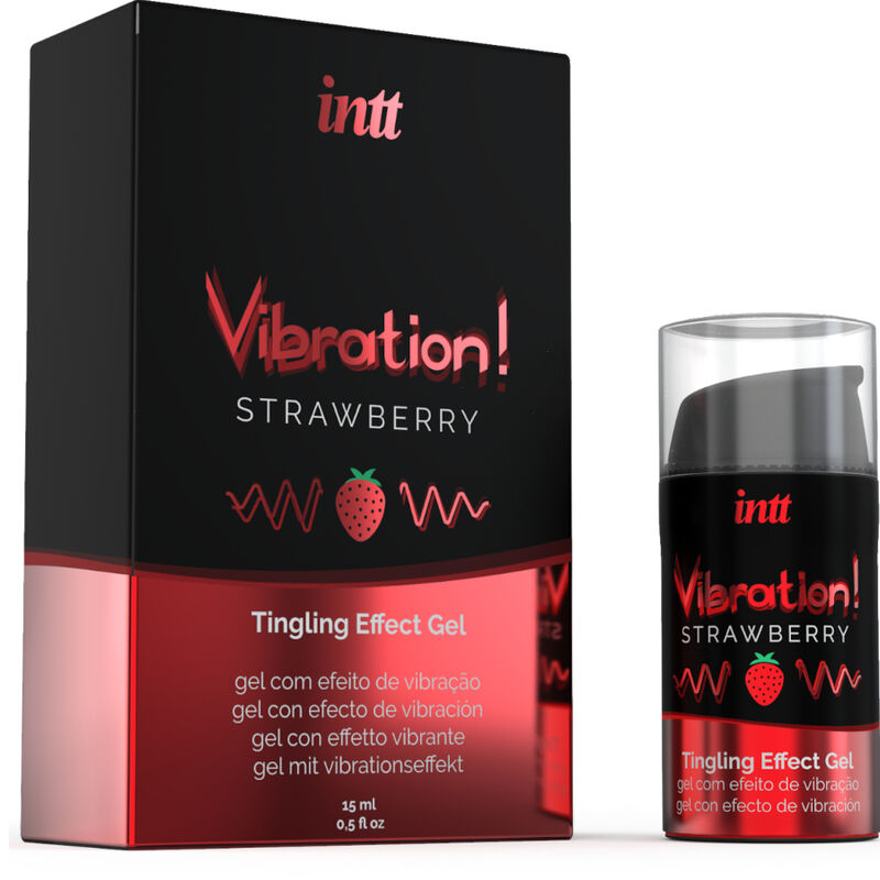 Gel Vibrant Fraise Intt Stimulant Intime 15 ml