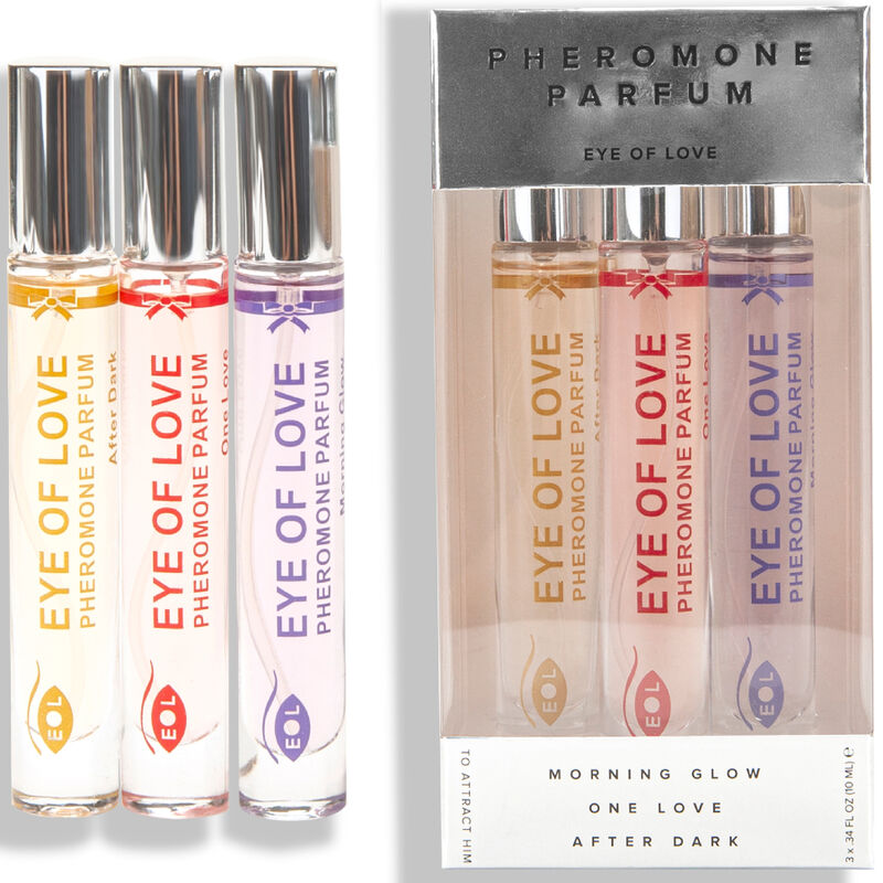 Set de parfums phéromones Eye of Love pour séduction