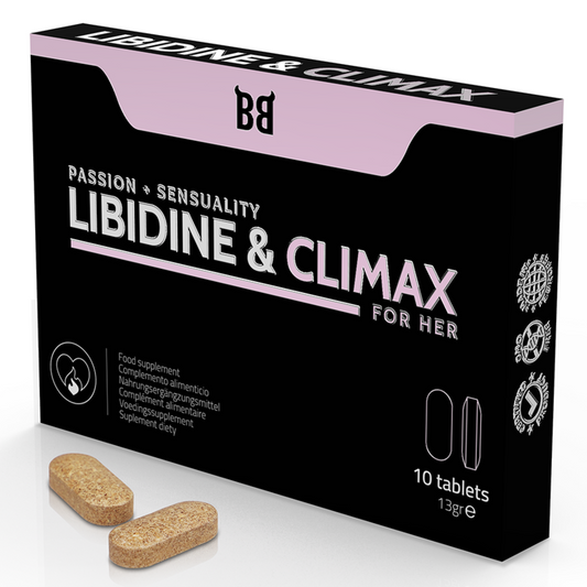 Libidine & Climax - Augmentation de Libido et Plaisir Femme (10 Gélules)