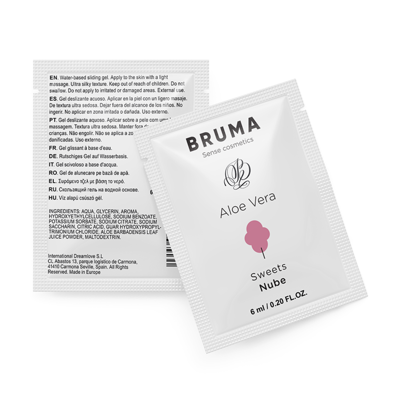 Gel Glissant Aloe Vera Saveur Bonbons BRUMA