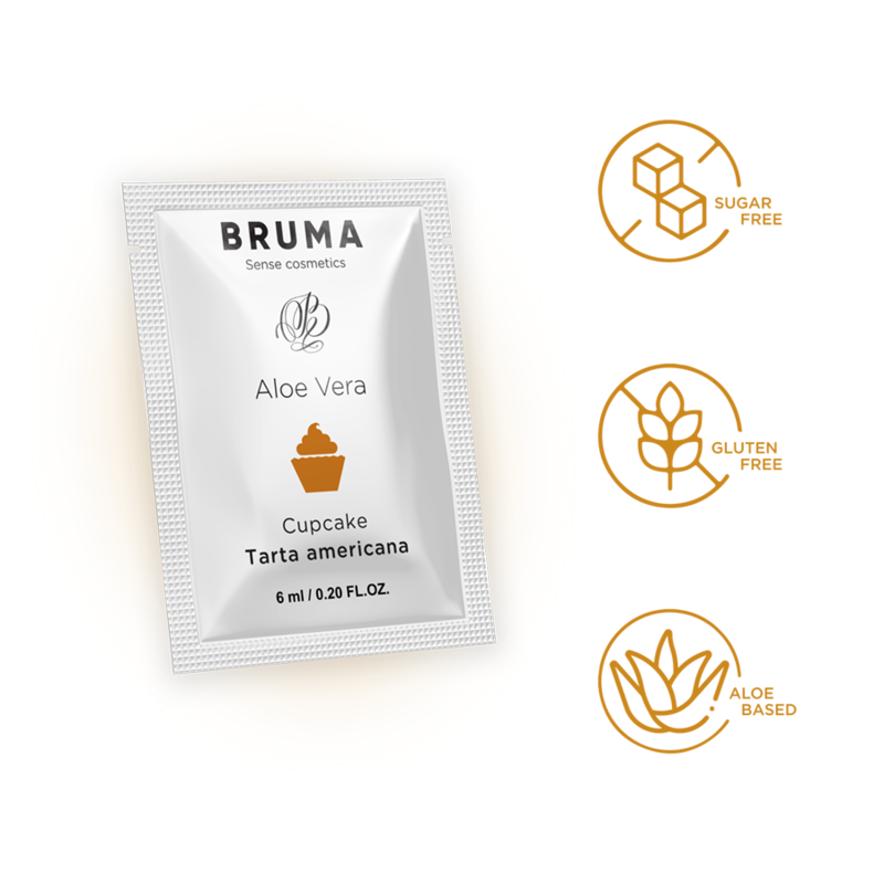 Gel Glissant Aloe Vera Saveur Cupcake BRUMA
