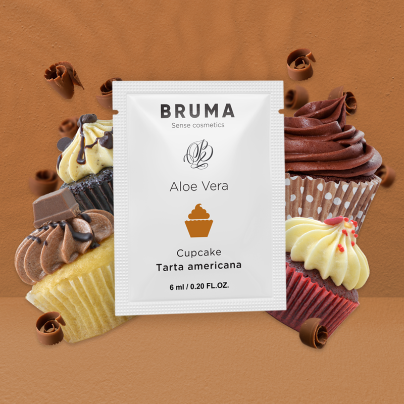 Gel Glissant Aloe Vera Saveur Cupcake BRUMA