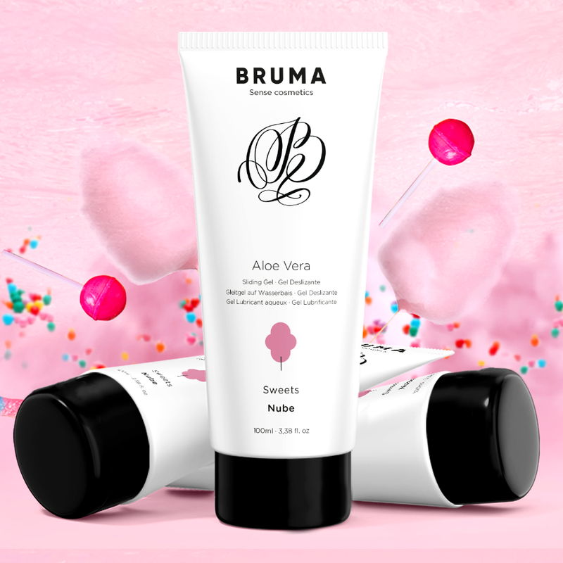 Gel Glissant Aloe Vera Saveur Bonbons Bruma 100 ml