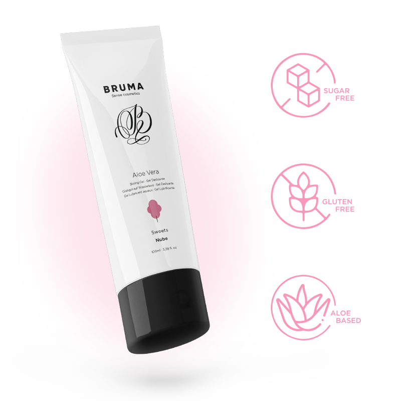 Gel Glissant Aloe Vera Saveur Bonbons Bruma 100 ml