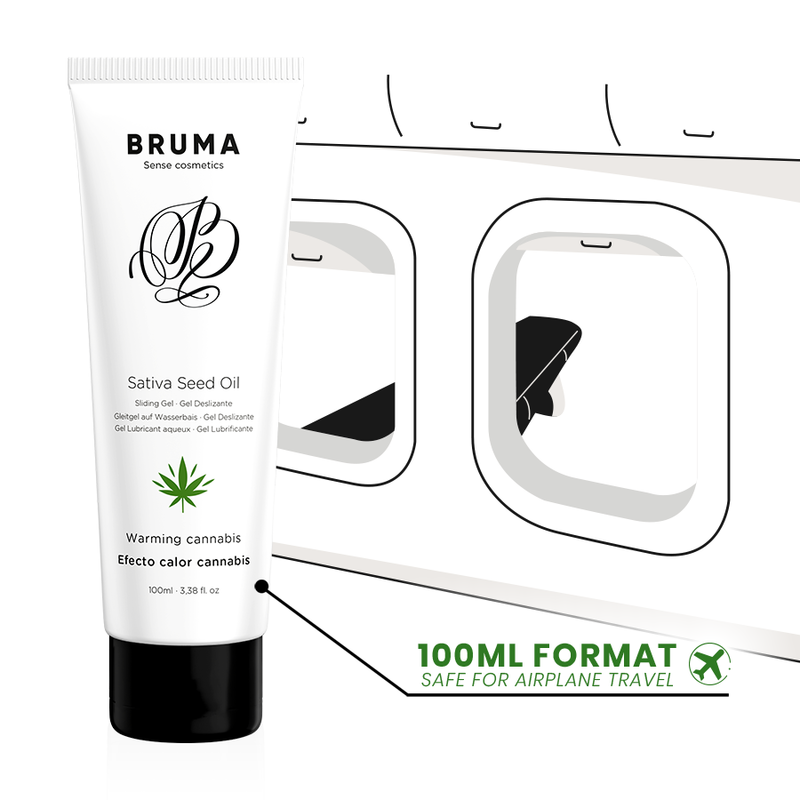 Gel Glissant Réchauffant Saveur Cannabis Bruma