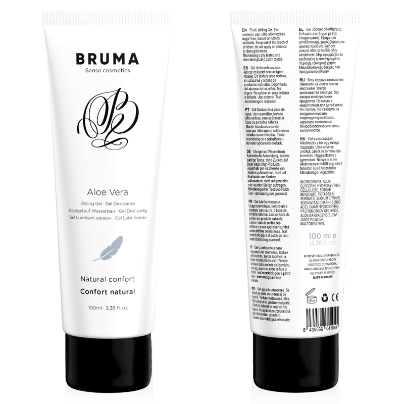 Gel Glissant Aloe Vera Confort Naturel Bruma 100 ml