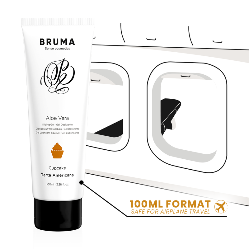 Gel Glissant Aloe Vera Cupcake BRUMA 100 ML