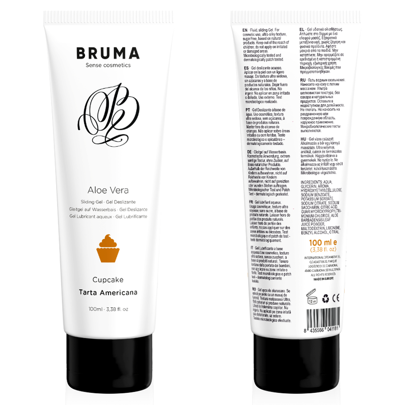 Gel Glissant Aloe Vera Cupcake BRUMA 100 ML