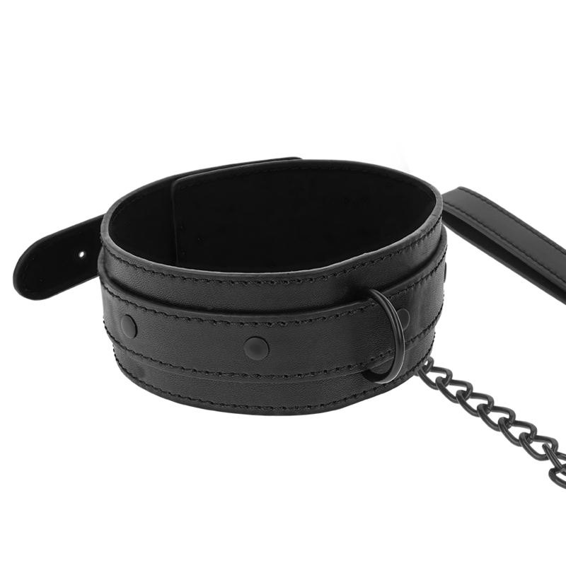 Collier en Cuir Vegan Fetish Intense