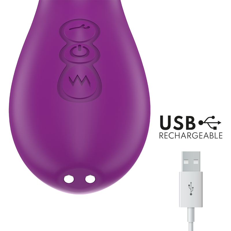 Vibromasseur Ateneo - Langue Oscillante et Succion Violet