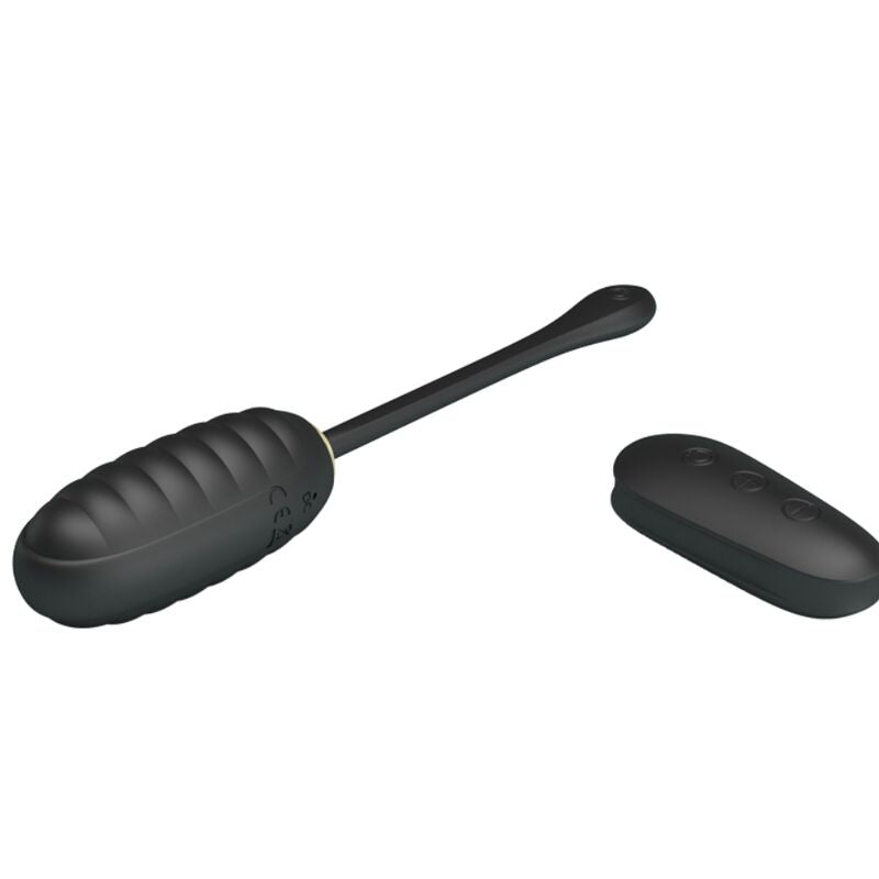 Œuf vibrant Doreen rechargeable noir Pretty Love