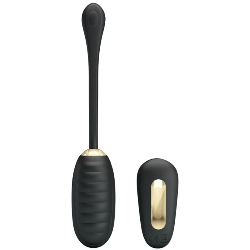 Œuf vibrant Doreen rechargeable noir Pretty Love