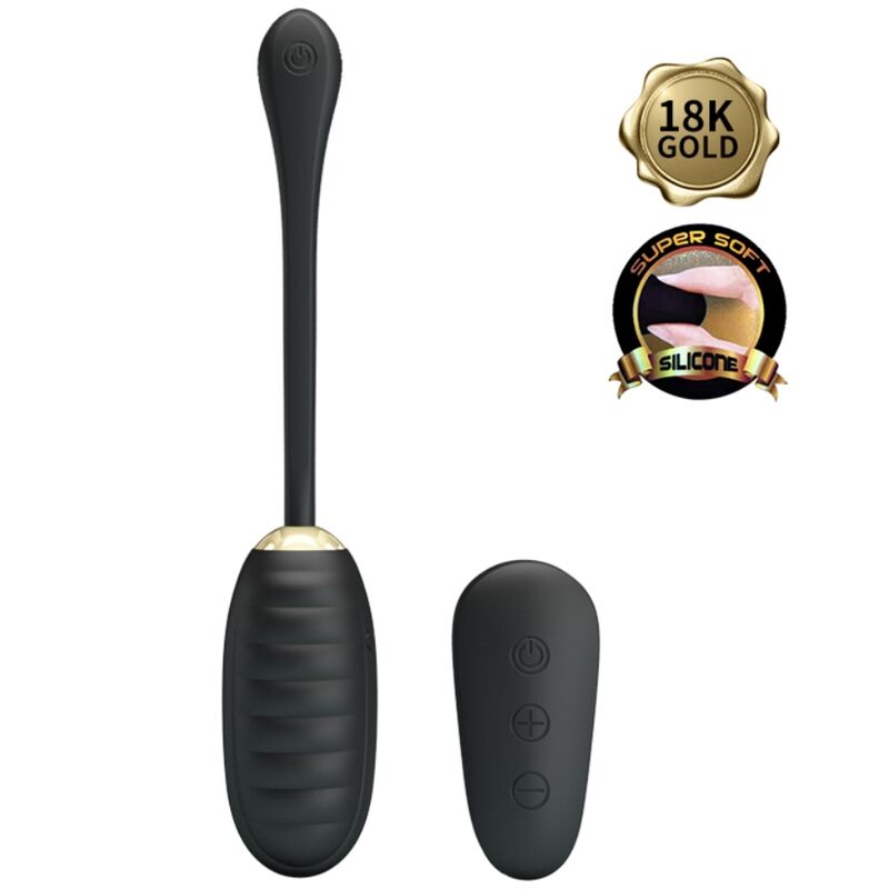 Œuf vibrant Doreen rechargeable noir Pretty Love