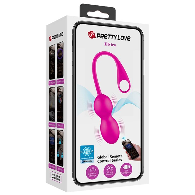 Boules Vibrantes Rechargeables Elvira Rose - Plaisir Intense