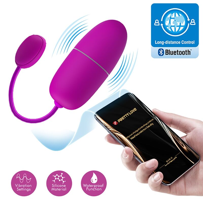 Œuf Vibrant Nymphe Contrôlé par Application