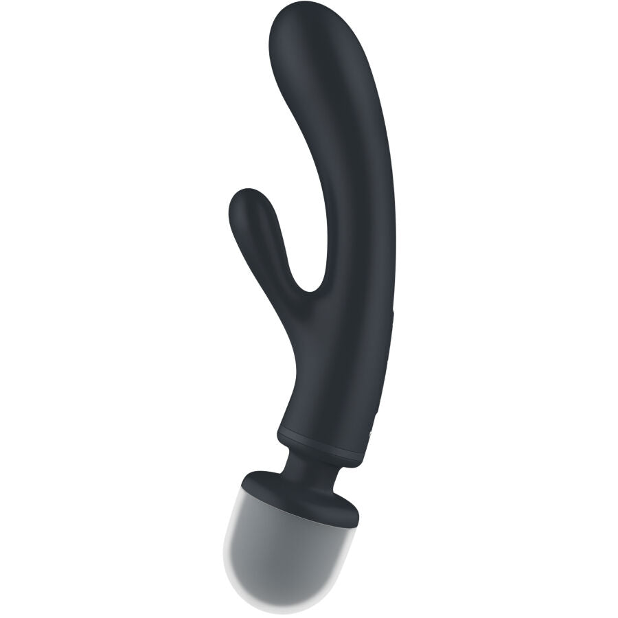 Masseur vibrateur lapin Triple Lover gris