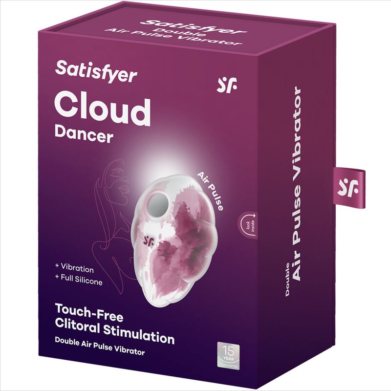 Satisfyer Cloud Dancer – Vibromasseur à Ondes