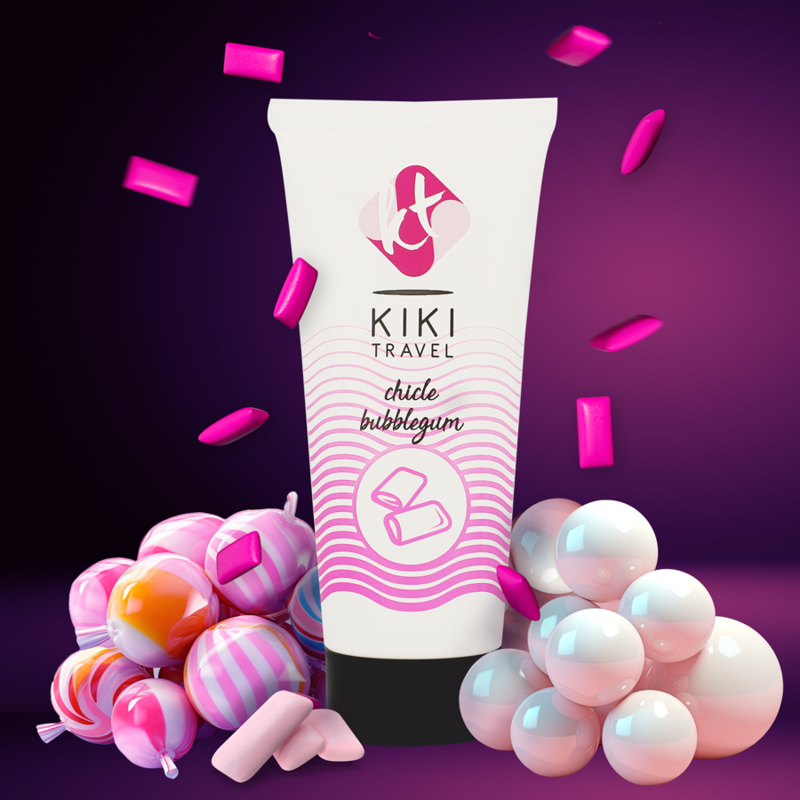Lubrifiant Gomme Fraise Kiki Travel 50 ml