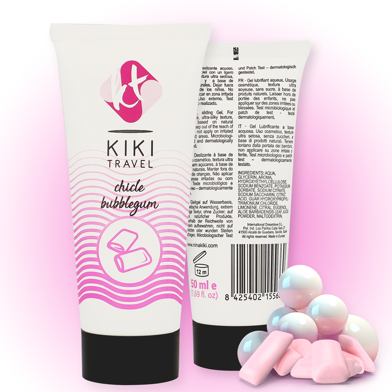 Lubrifiant Gomme Fraise Kiki Travel 50 ml