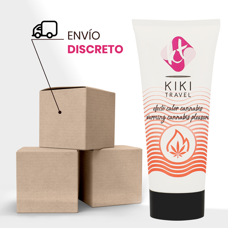 Lubrifiant Cannabis Effet Chaud Kiki Travel 50 ml