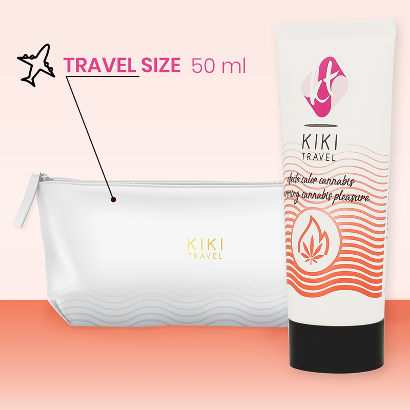 Lubrifiant Cannabis Effet Chaud Kiki Travel 50 ml
