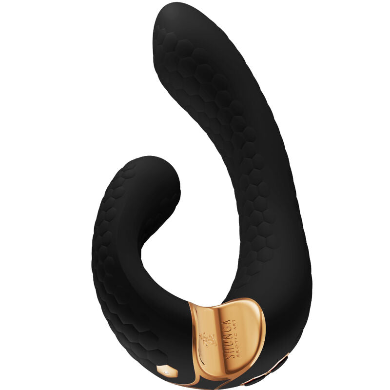 Masseur intime Miyo Noir Shunga - Double Plaisir