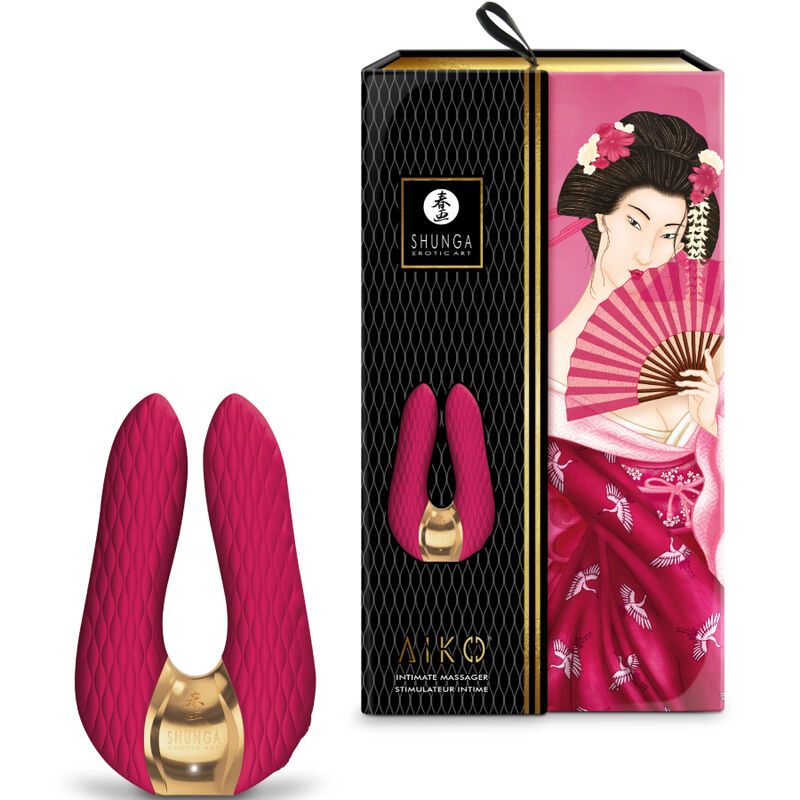Masseur intime Aiko Fuchsia Shunga - Plaisir Clitoridien