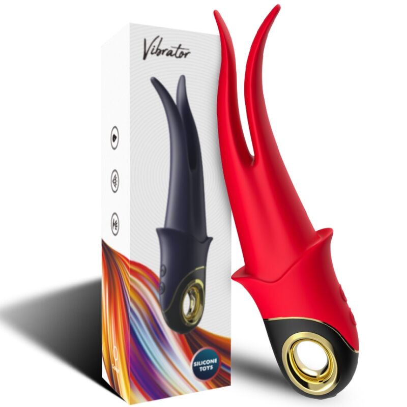 Vibromasseur Double Tête Armony - Rouge