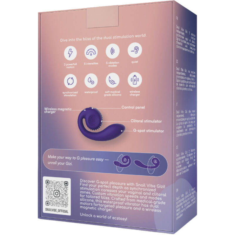 Stimulateur Double Gizi Snail Vibe - Plaisir Ultime