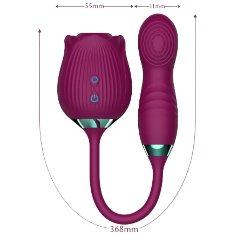 Stimulateur Delight Fleur – Aspiration et pulsations – Armony