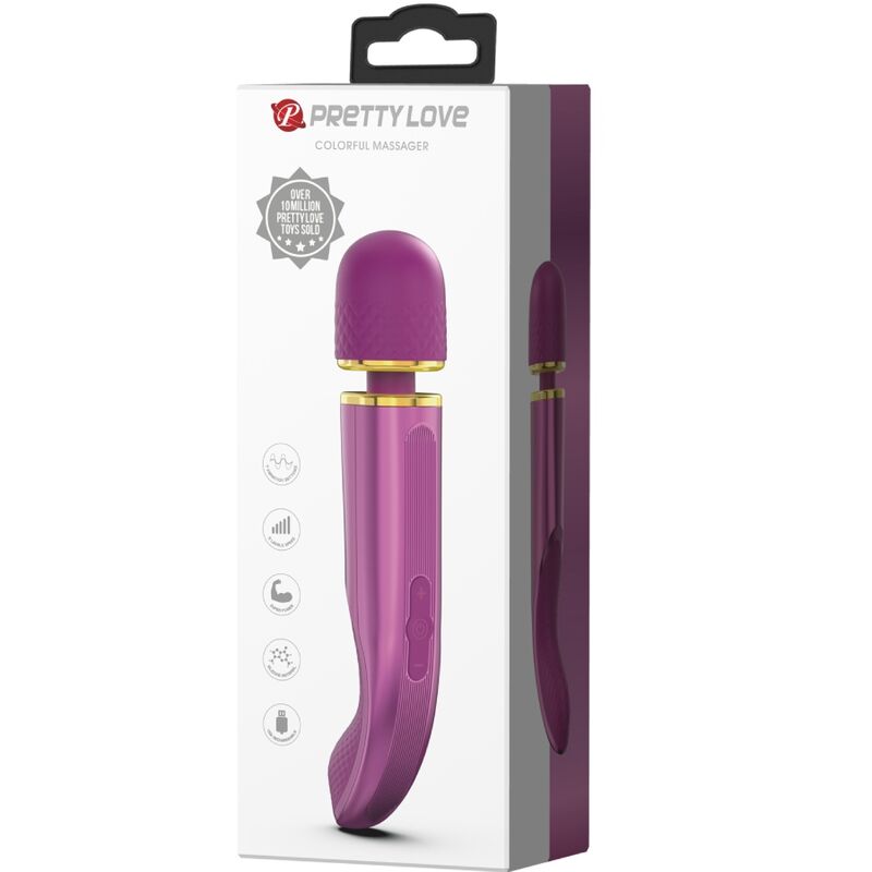 Masseur 7 Modes de Vibration Violet Pretty Love