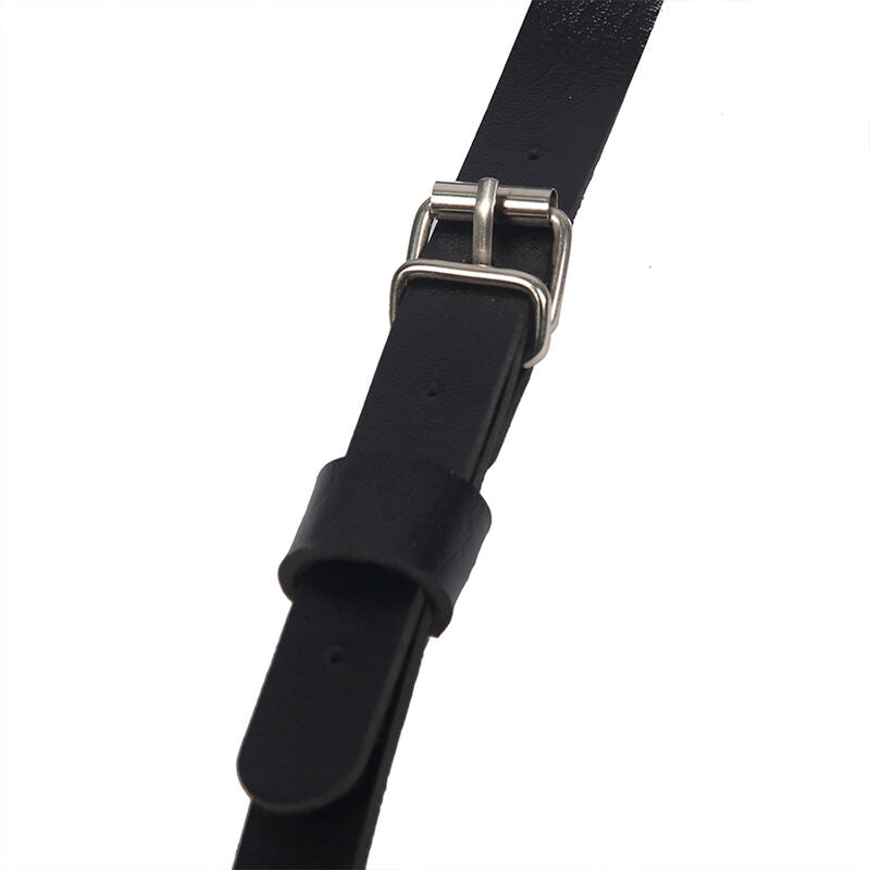 Harnais Corps en Cuir Noir