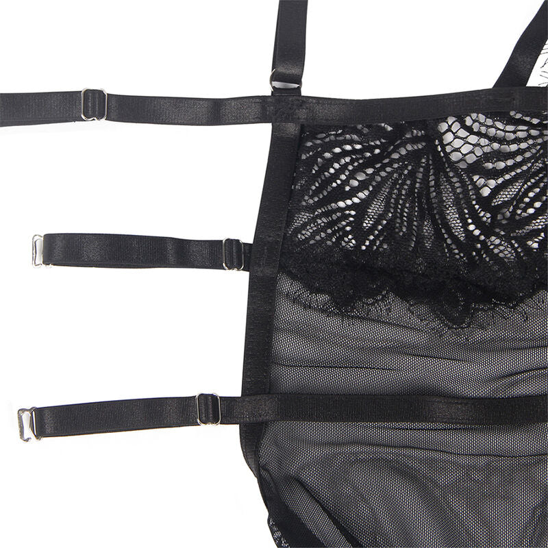 Babydoll Noir Bretelles Réglables